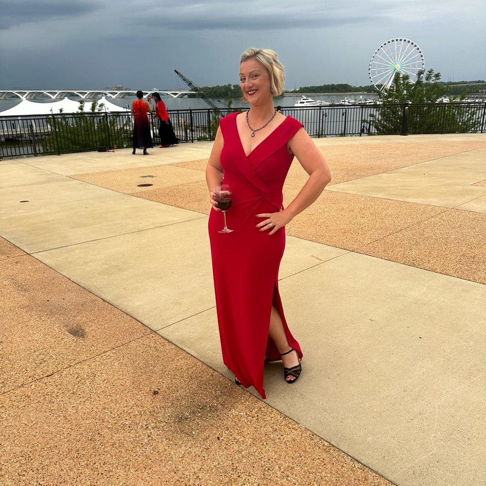 Red dress